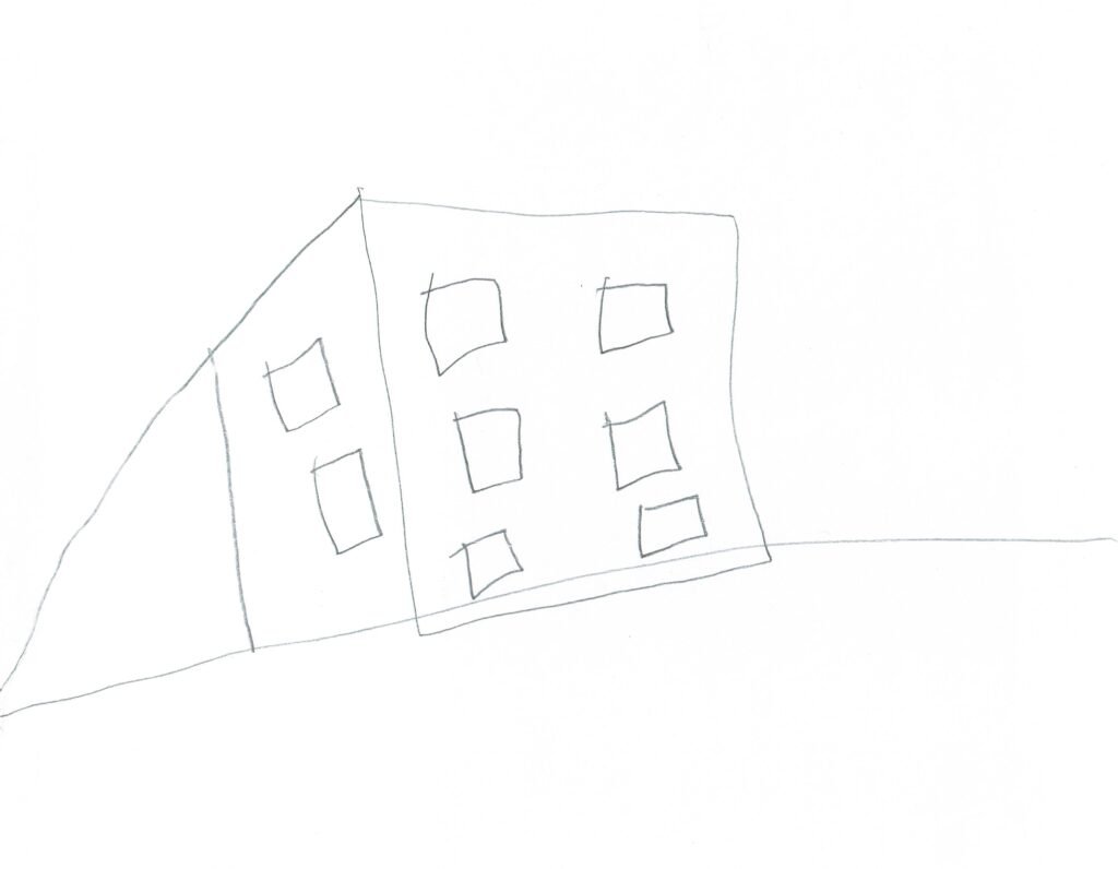 building linedrawing