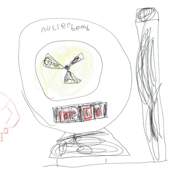 Nuclear Bomb from Launched by Dog Man