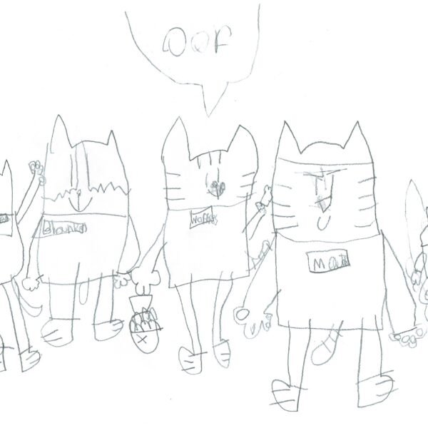 Catstronauts - Pom Pom, Blanket, Waffles, Major Meowser, Cat-stro-bot